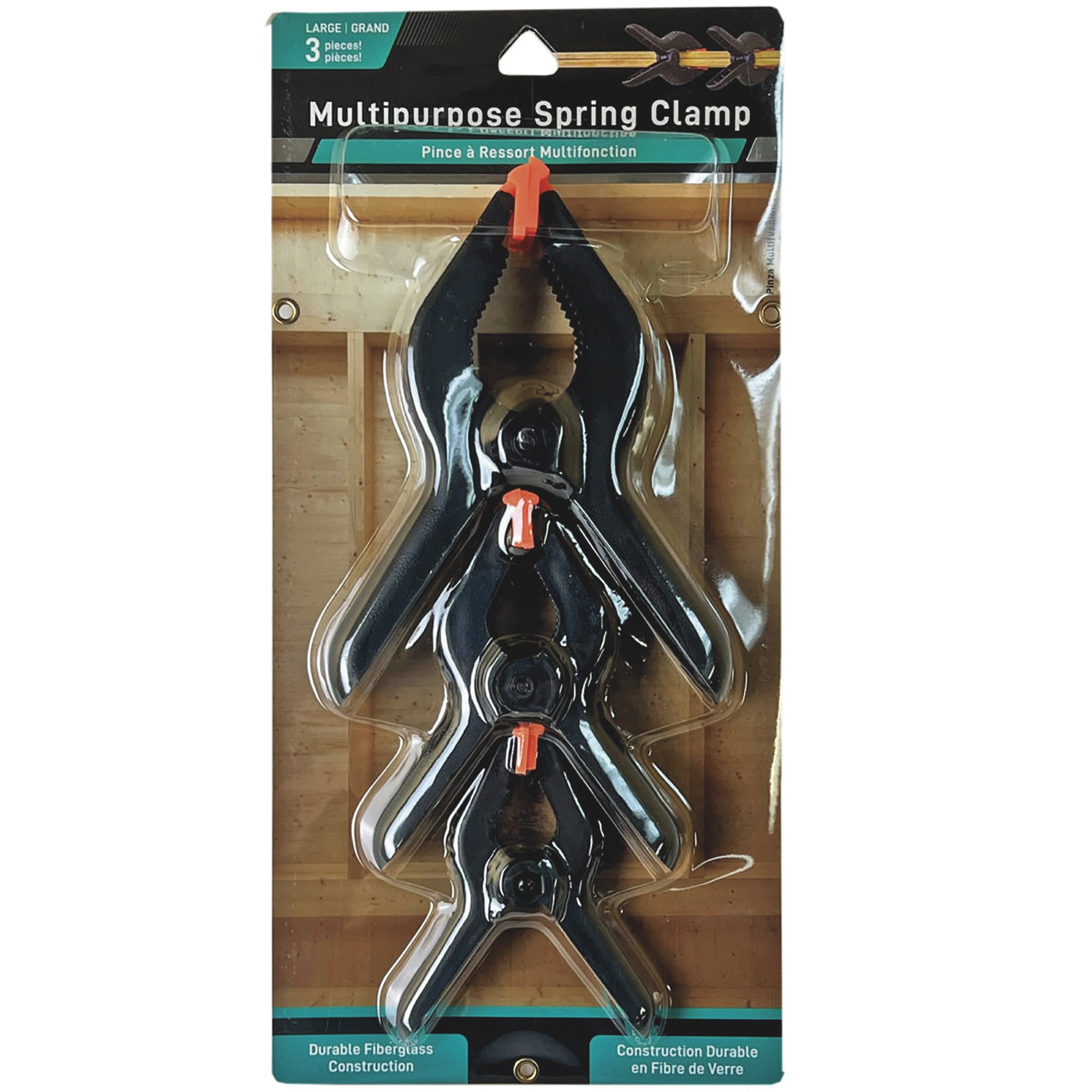 MultiPurpose Spring Clamps — 3Pk., Assorted Sizes Northern Tool